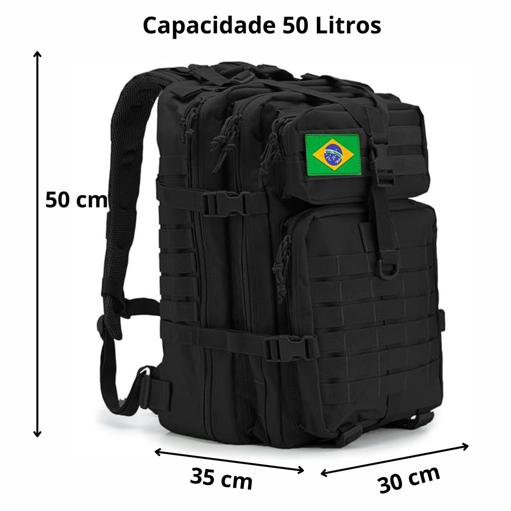 Mochila Tática Recon 50 Litros - Army