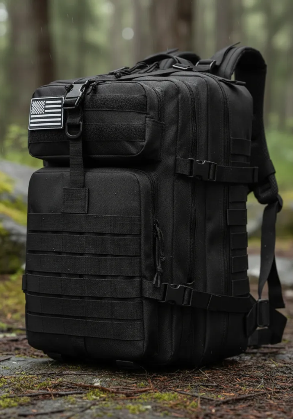 Mochila Tática Recon 50 Litros - Preta