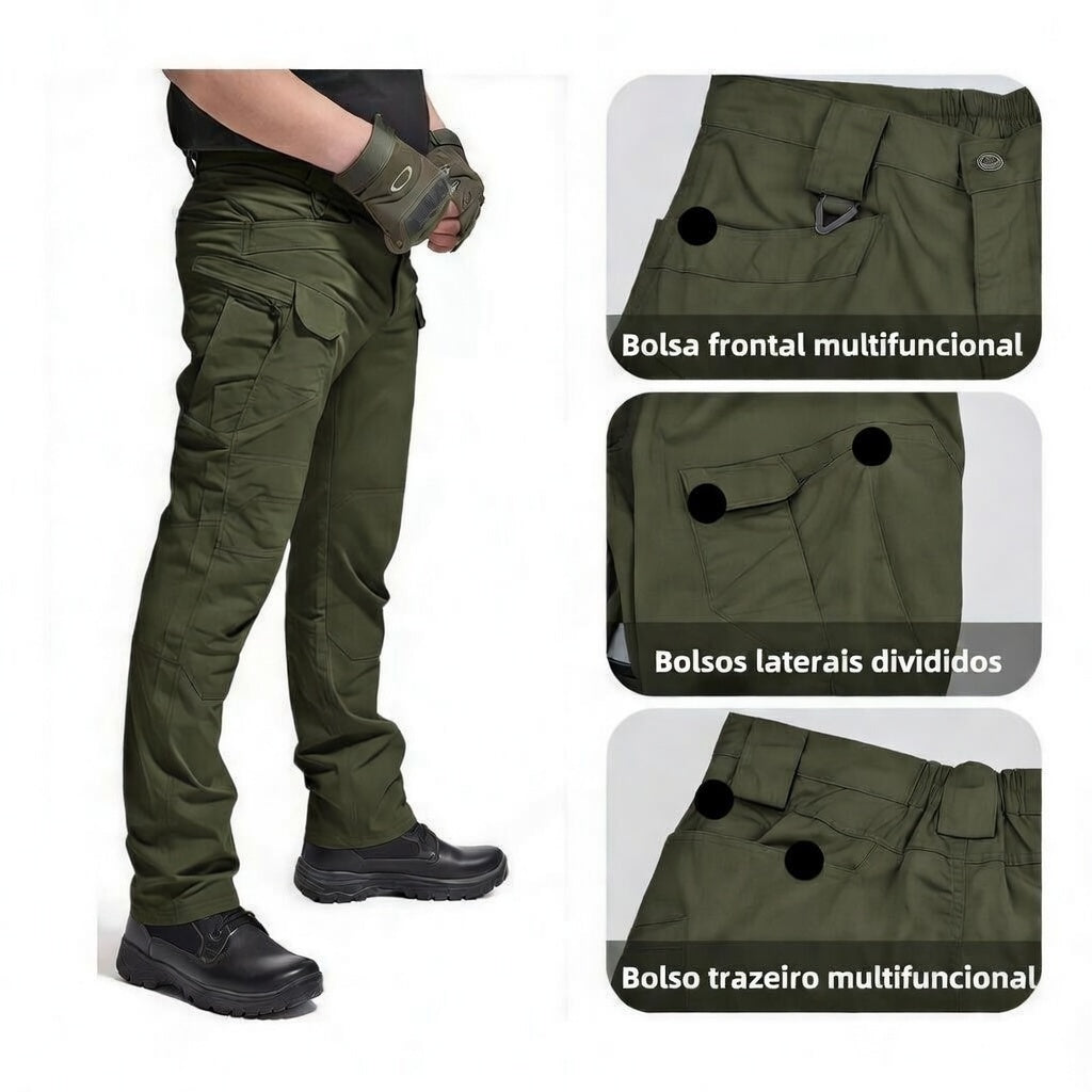 Calça Tática Missão - Verde Oliva