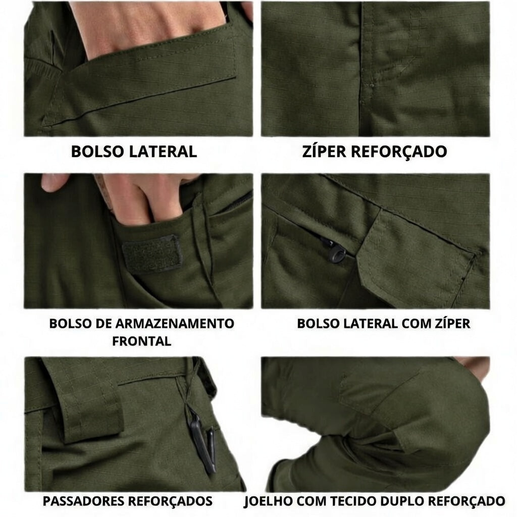 Calça Tática Missão - Verde Oliva