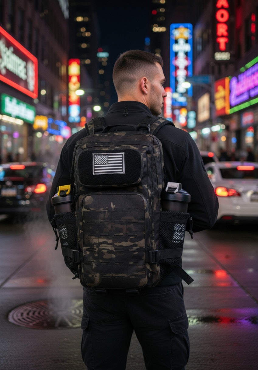 Mochila Tática Ágil 25L - Multicam Black