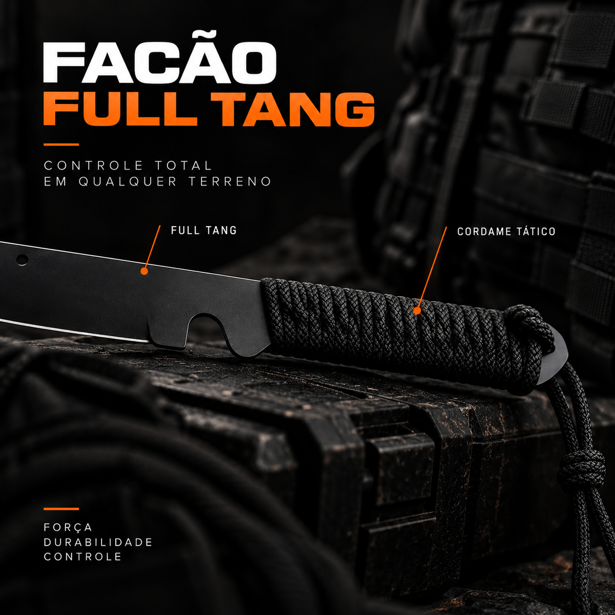 Facão Full Tang Mateiro