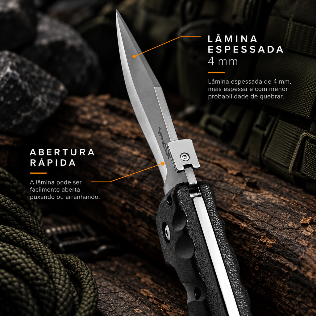 Canivete Tático Premium Gladiador