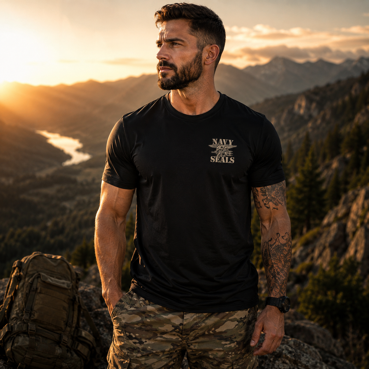 Camiseta Dry Fit Forças Navais