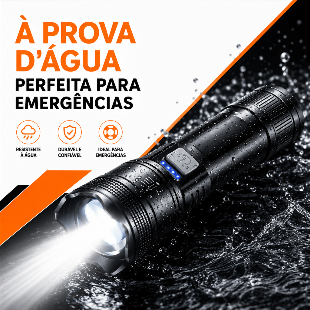 Lanterna Tática Profissional Farol