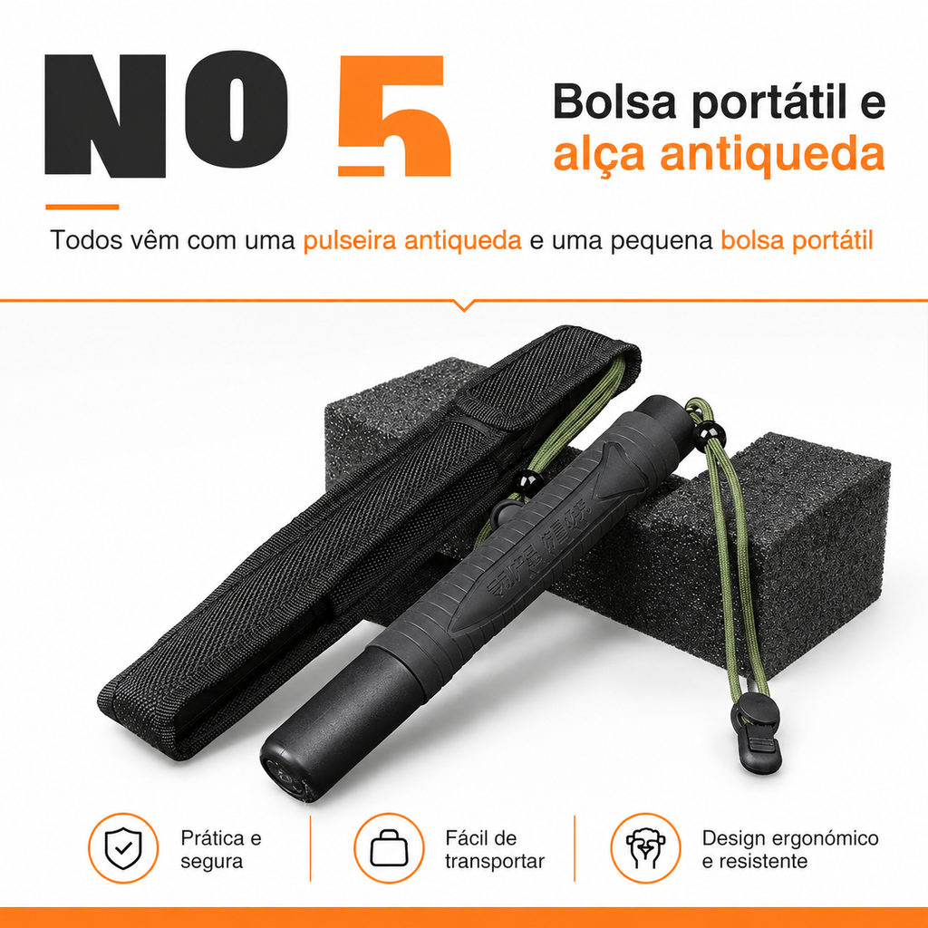 Bastão Retrátil Vigia em Polímero Reforçado