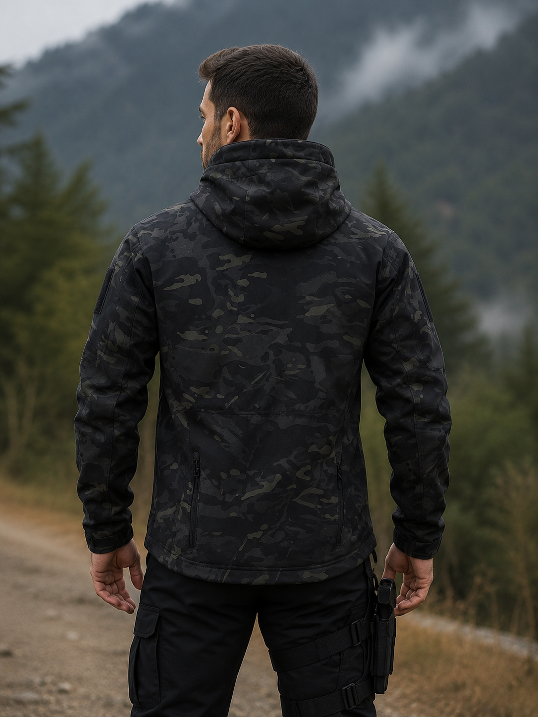 Jaqueta Tática Batedor - Multicam Black