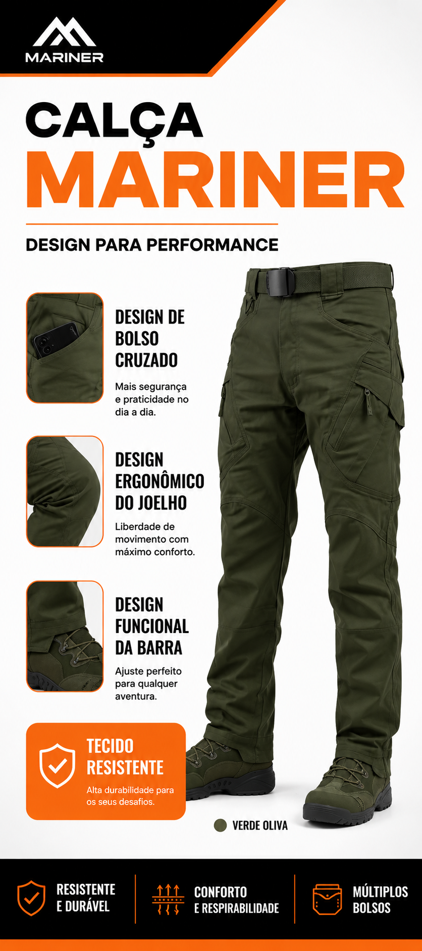 Calça Tática Patrulha - Verde - foto 19