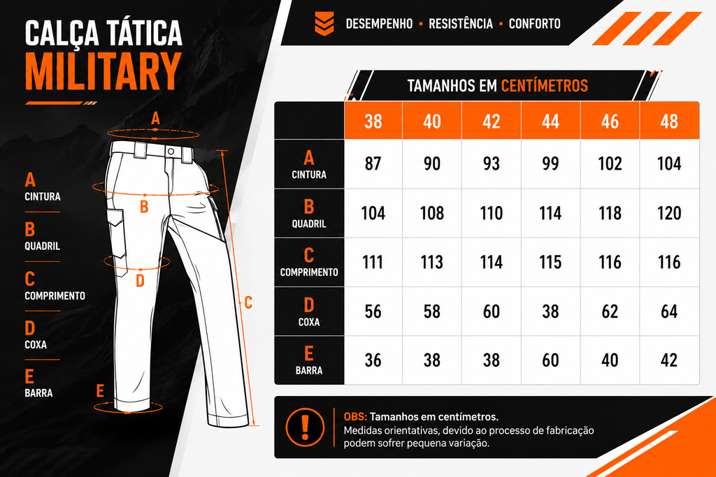 Calça Tática Batalhão - Cinza