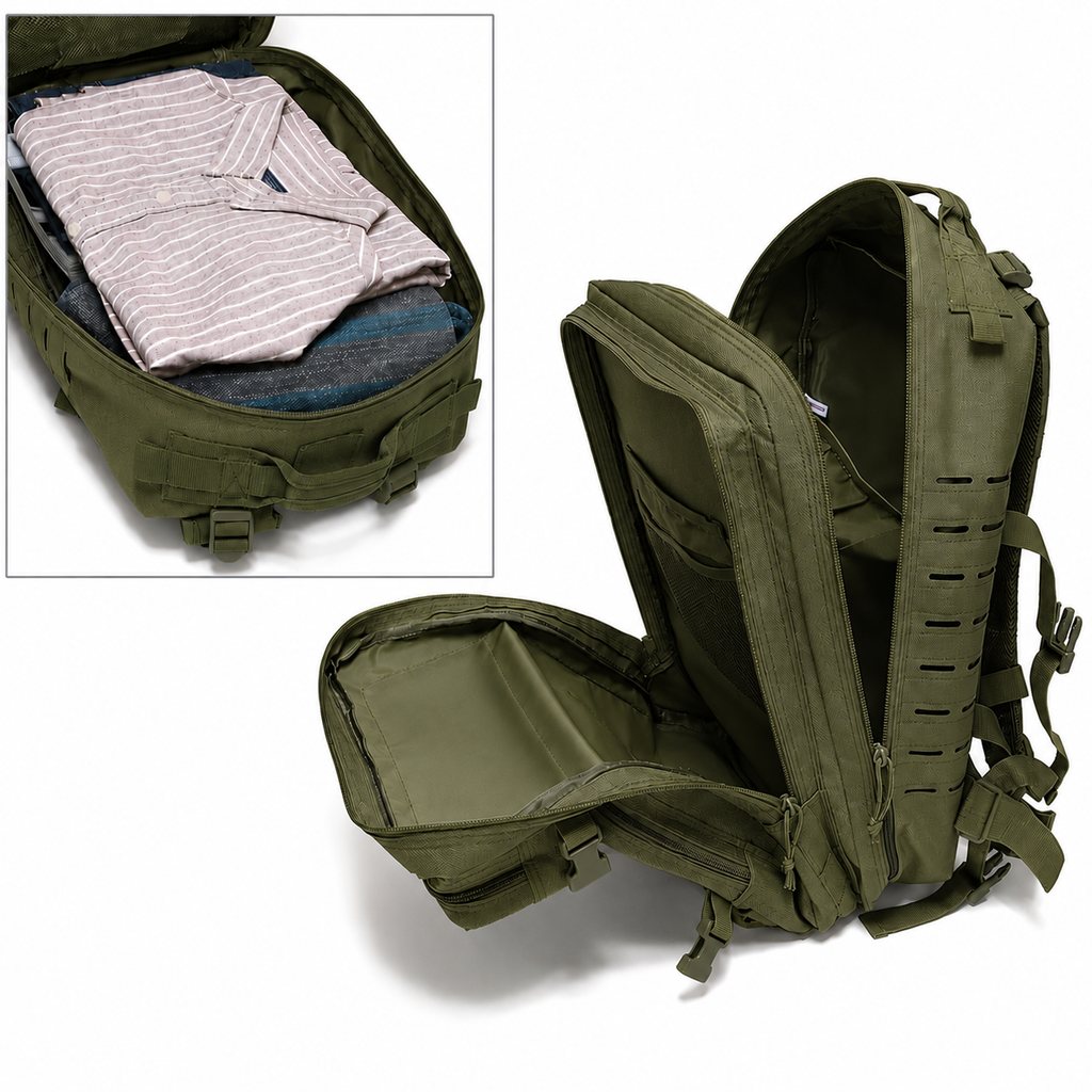 Mochila Tática Âncora 50 Litros - Verde Oliva