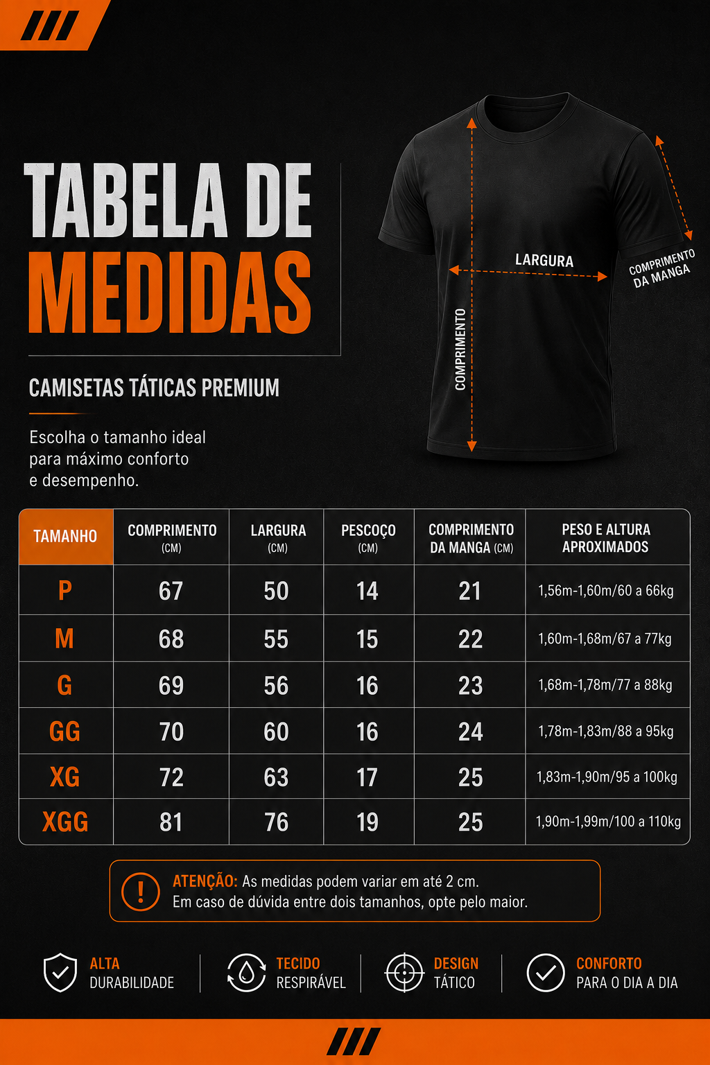 Camiseta Dry Fit Premium Confiança no Calibre