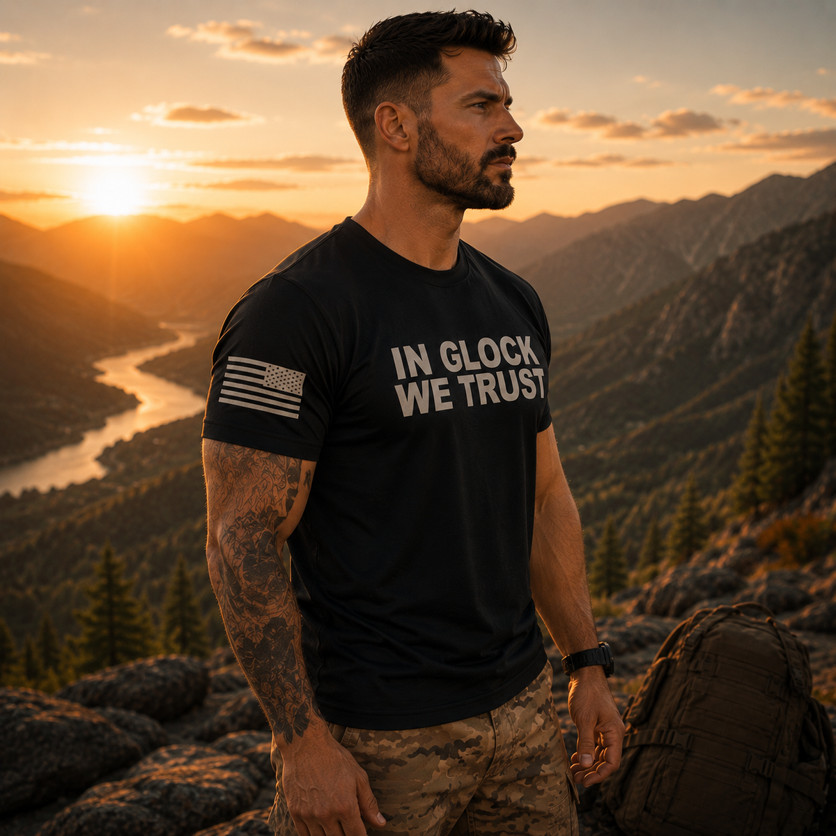 Camiseta Dry Fit Premium Confiança no Calibre