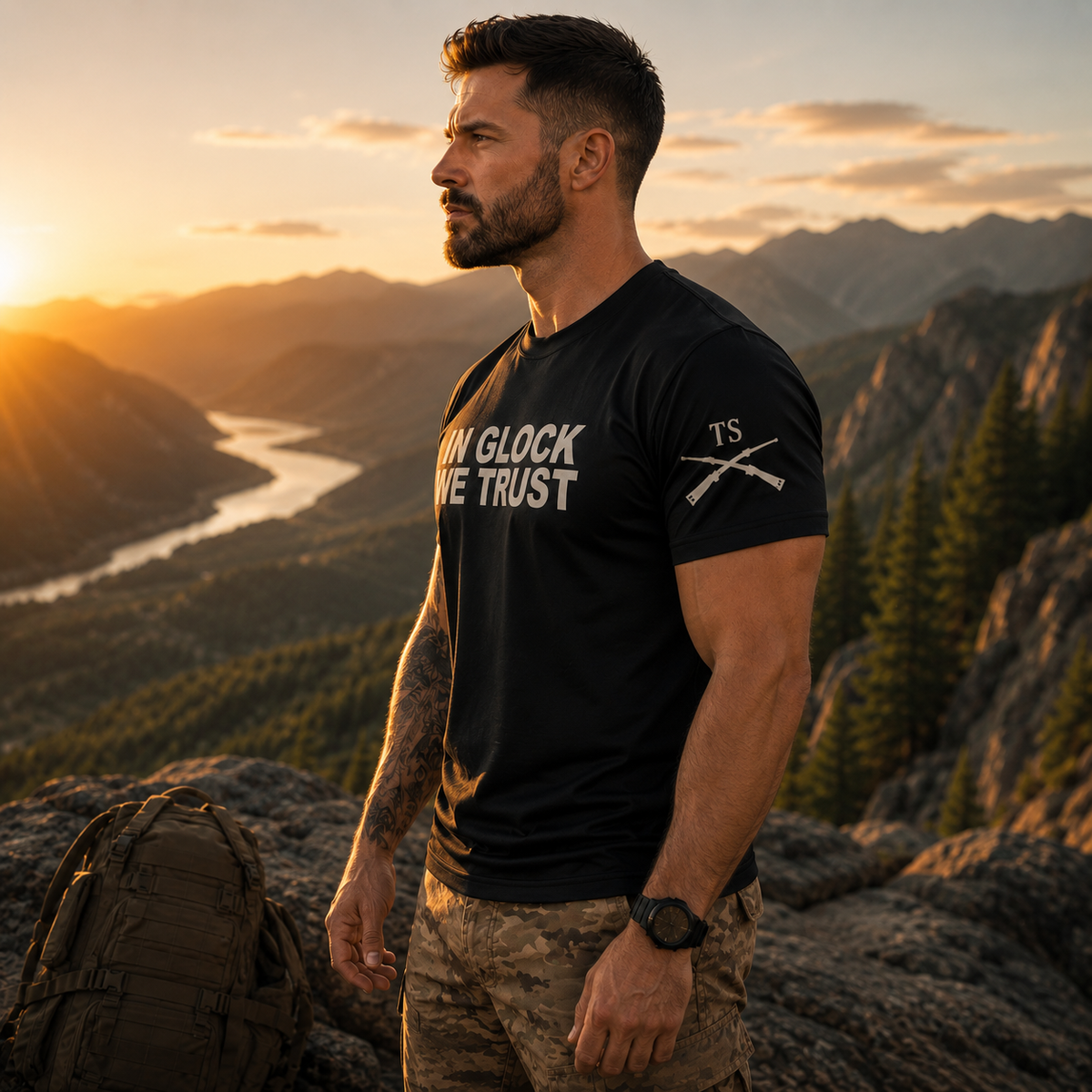 Camiseta Dry Fit Premium Confiança no Calibre