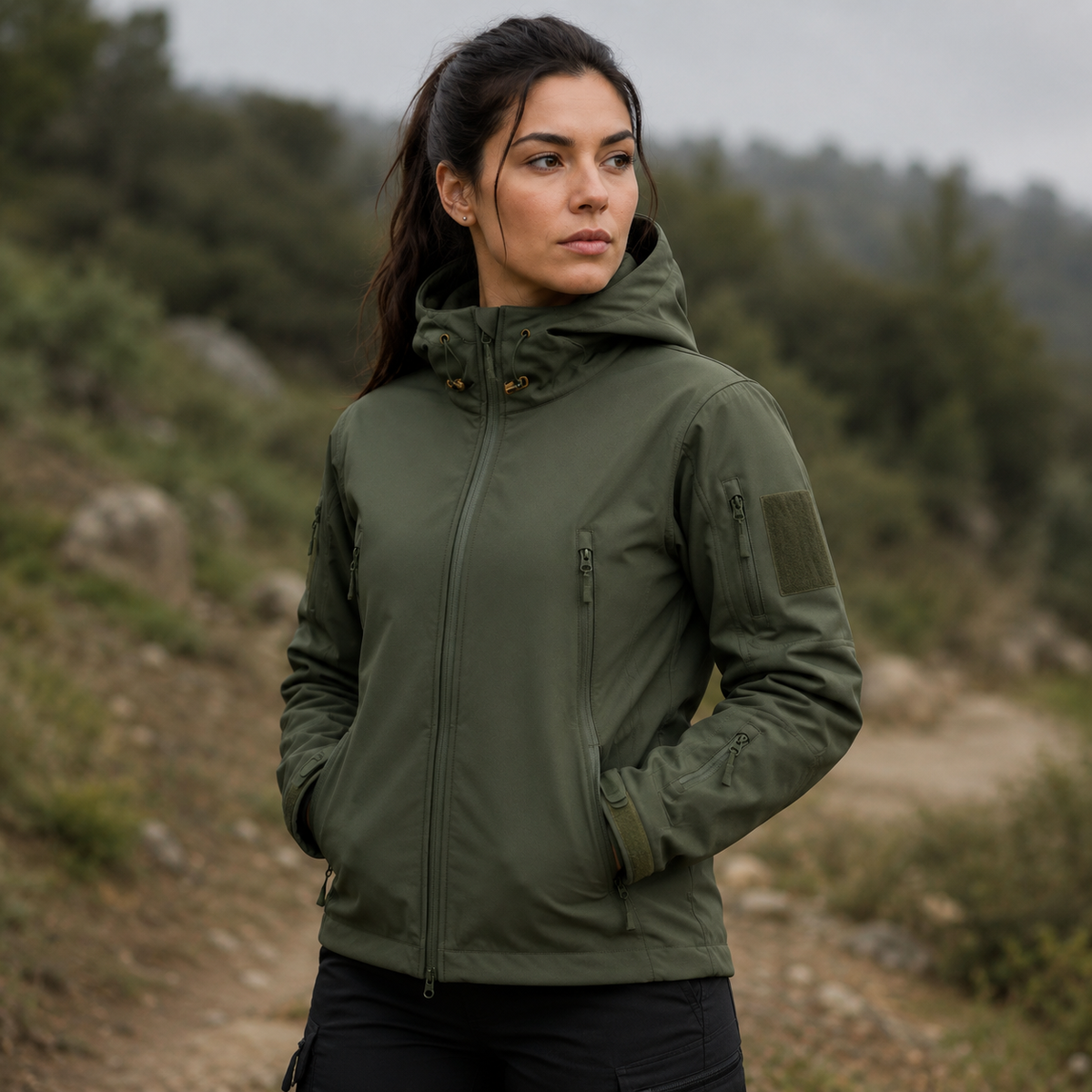 Jaqueta Tática Batedor - Verde Oliva