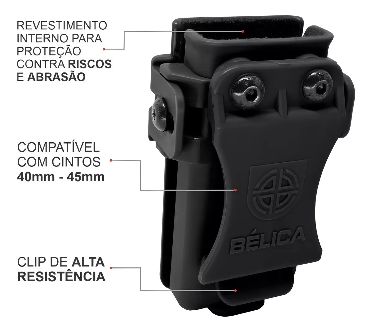 Porta Carregador Velado Universal de Cintura