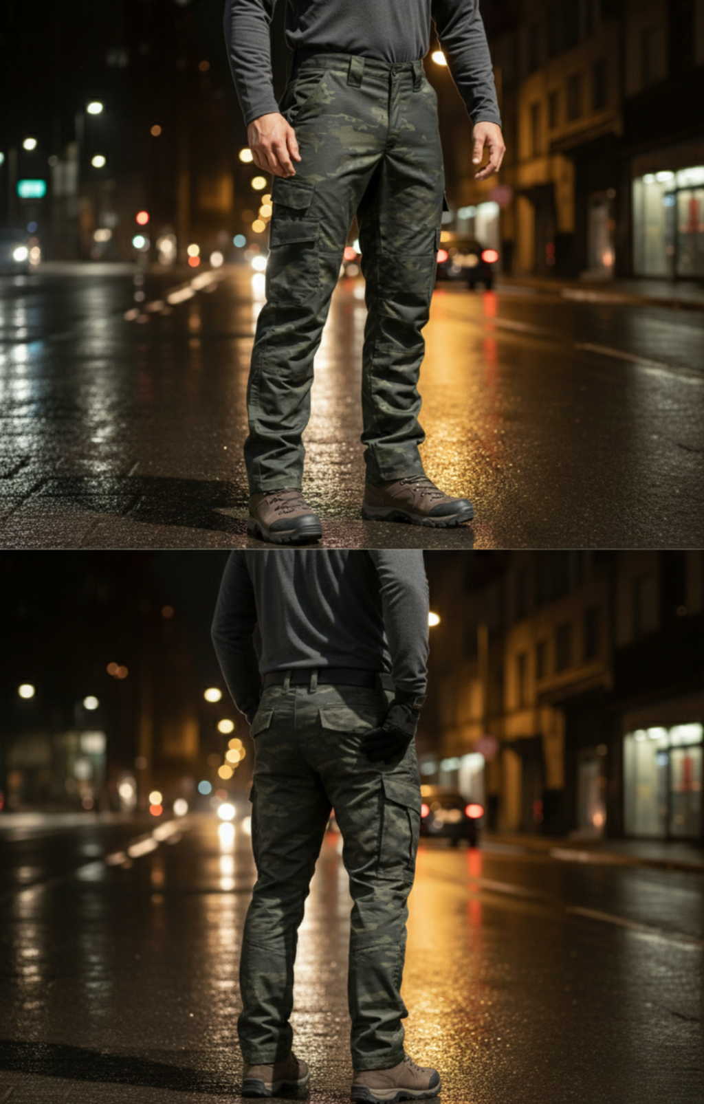 Calça Tática Camuflada Multicam Black