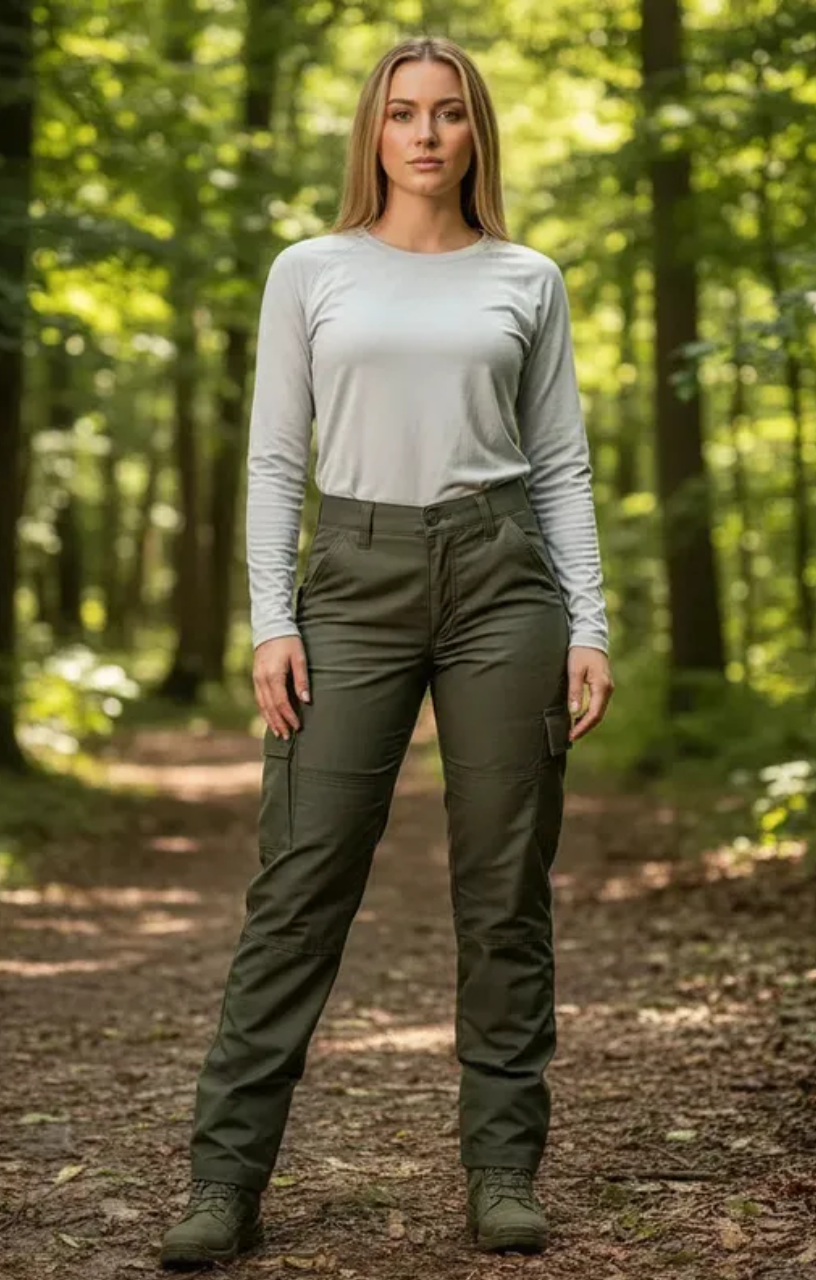 Calça Tática Feminina Cidade - Verde