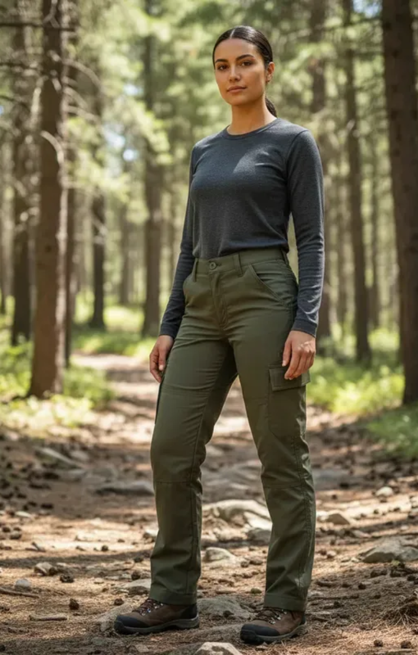 Calça Tática Feminina Cidade - Verde