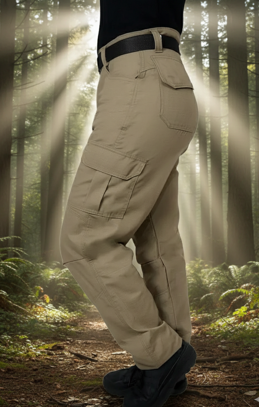 Calça Tática Feminina Campo - Cáqui
