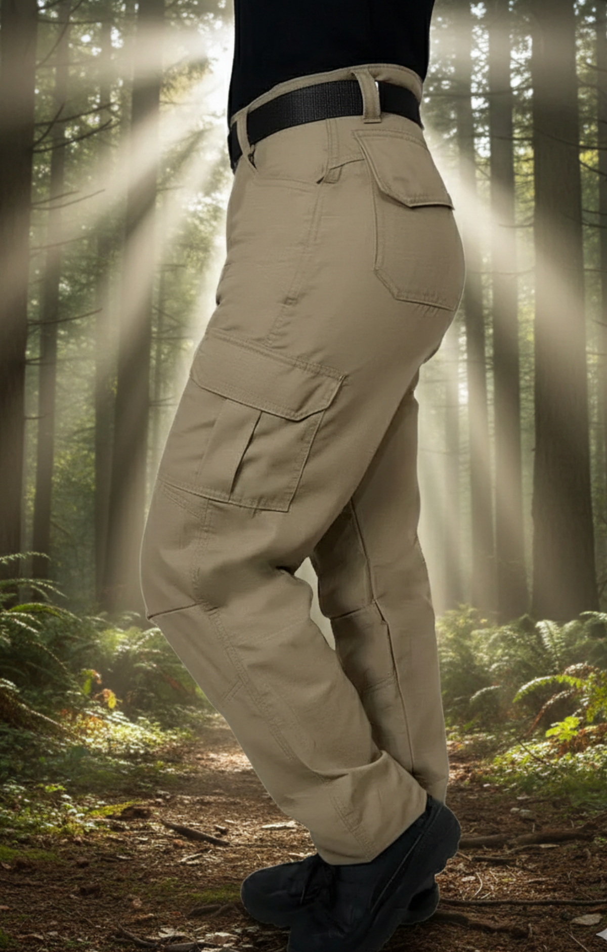 Calça Tática Feminina Campo - Cáqui