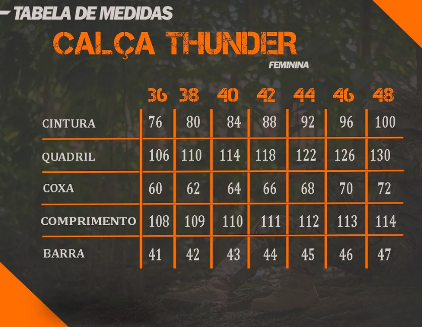 Calça Tática Feminina Força - Preta