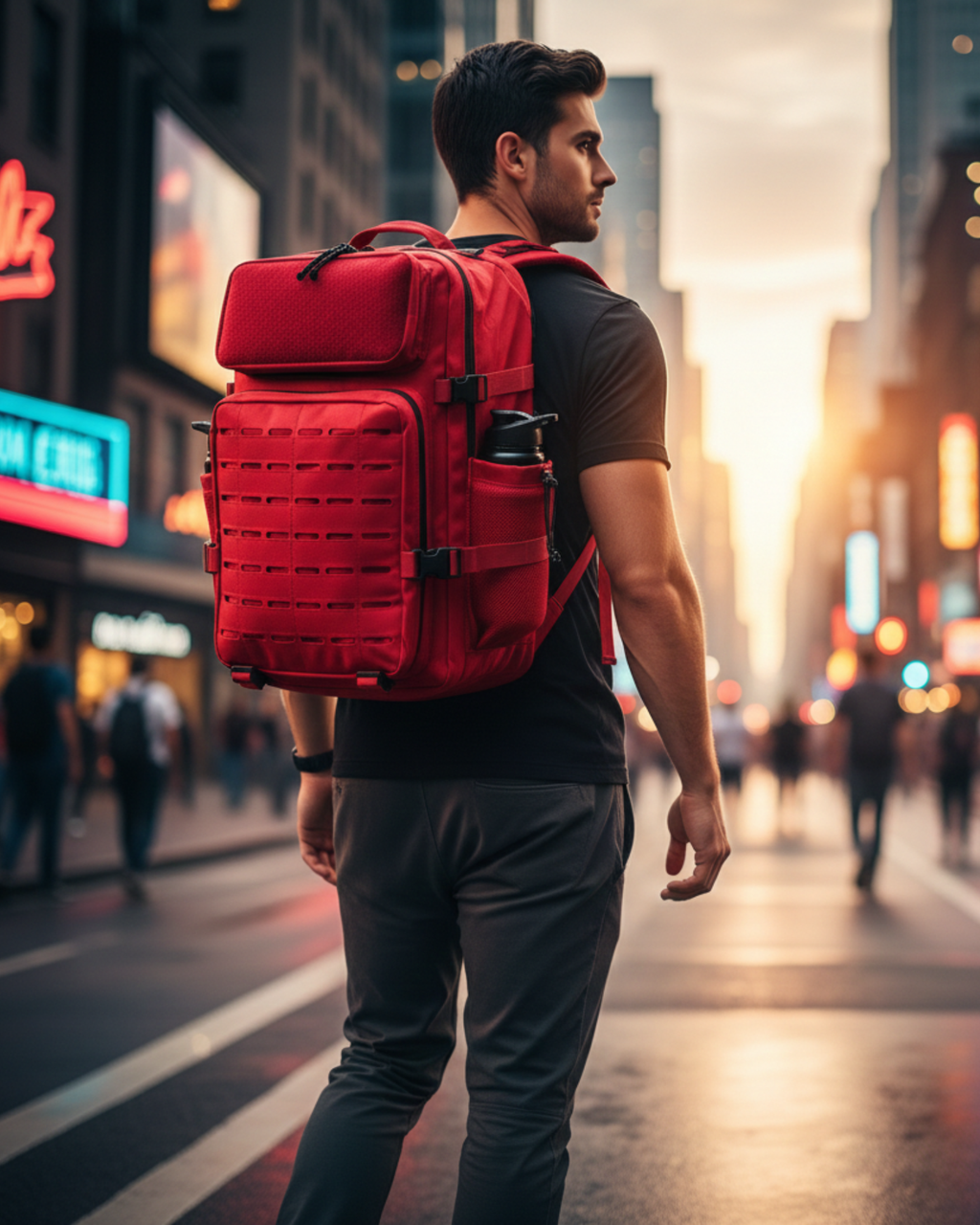 Mochila Andarilho 50 Litros - Vermelha