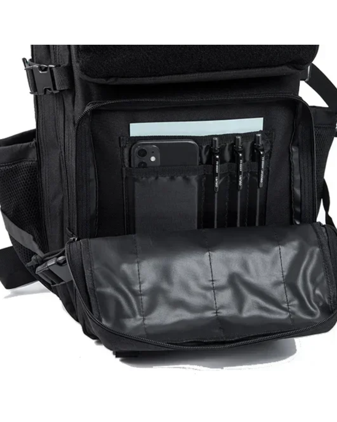 Mochila Andarilho 50 Litros - Preto e Vermelho