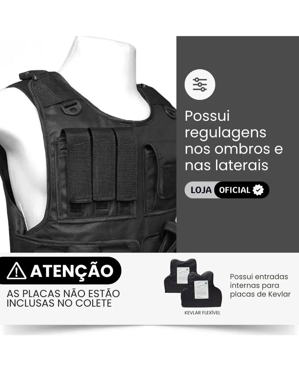 Colete Tático Modular Patrulheiro
