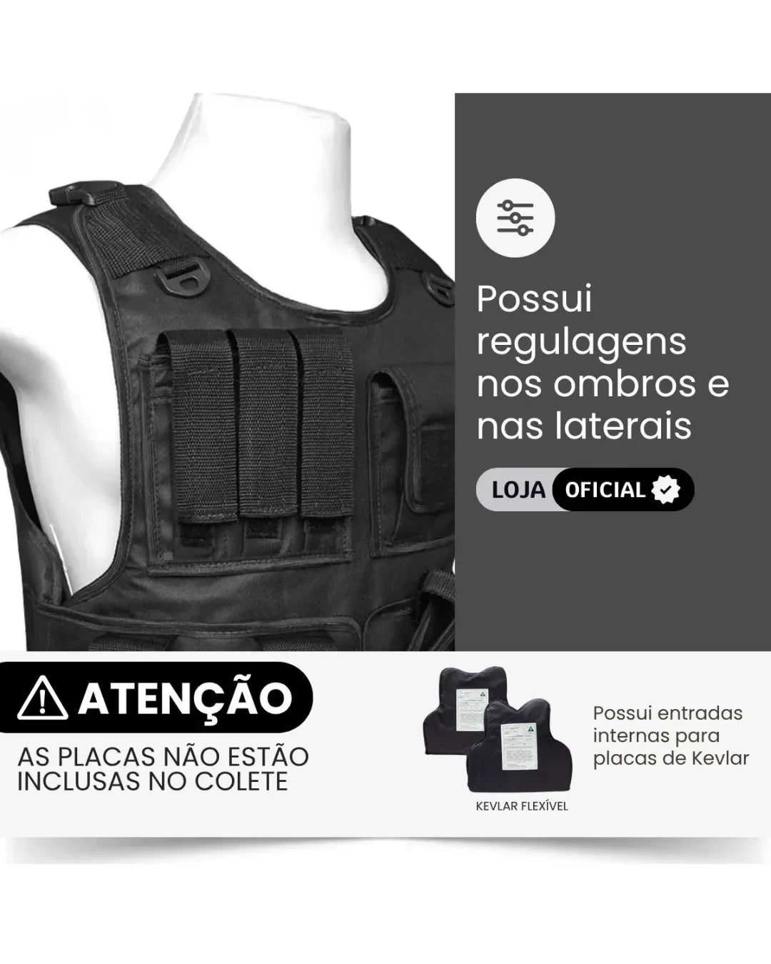 Colete Tático Modular Patrulheiro