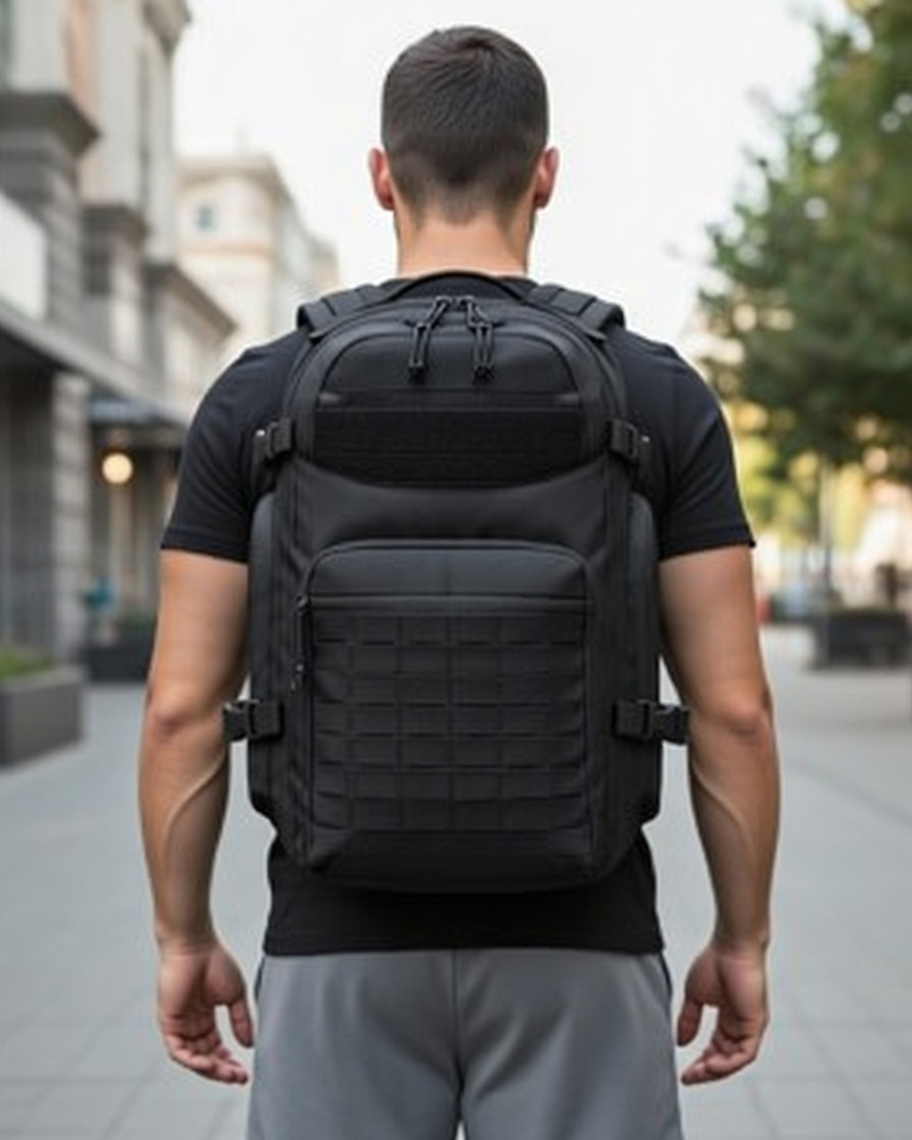 Mochila Tática Gavião 40 Litros - Preta
