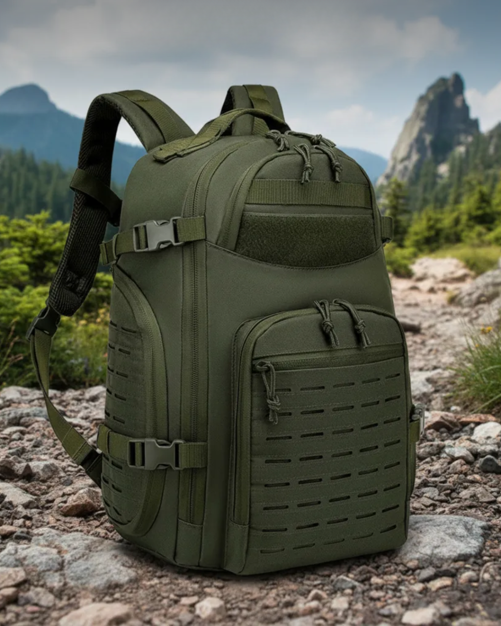Mochila Tática Gavião 40 Litros - Verde