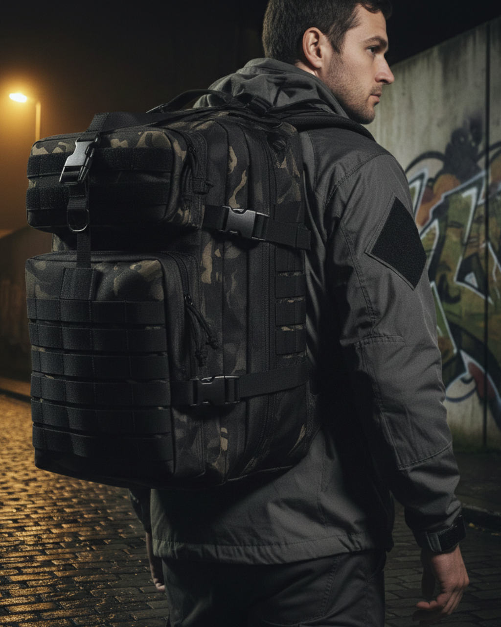 Mochila Tática Recon 50 Litros - Multicam Black