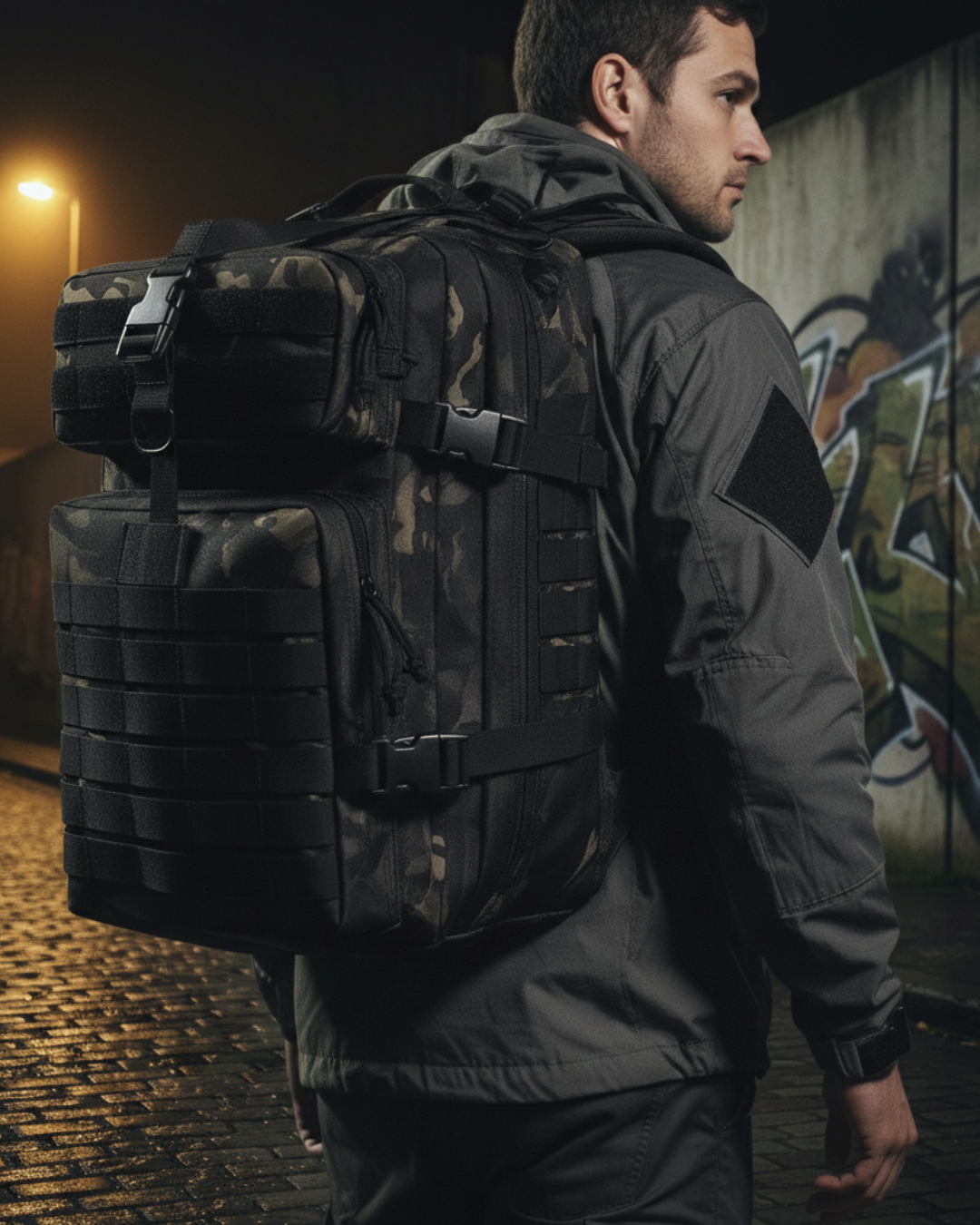 Mochila Tática Recon 50 Litros - Multicam Black