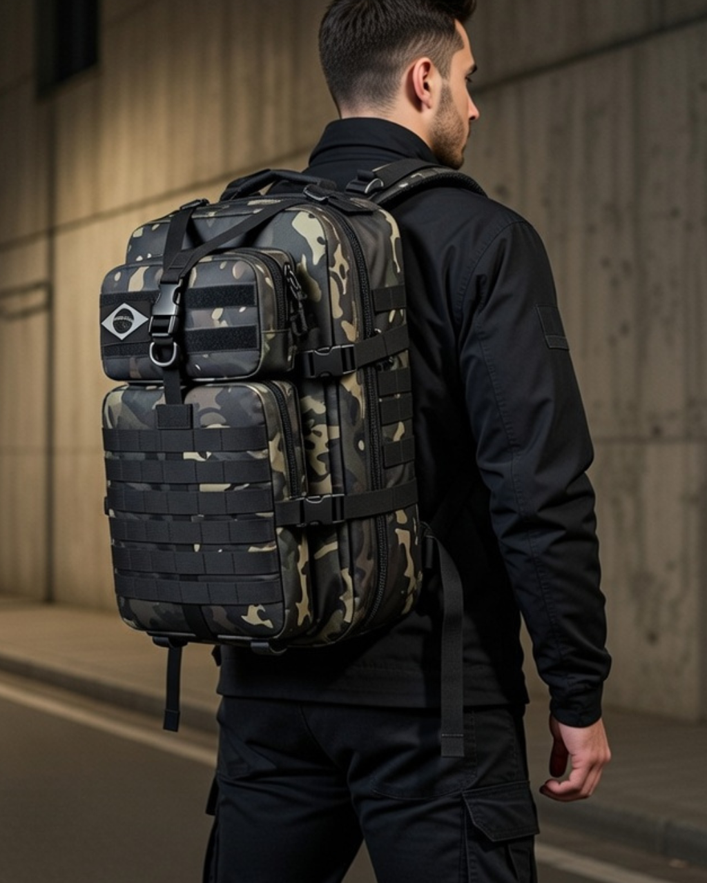 Mochila Tática Recon 50 Litros - Multicam Black