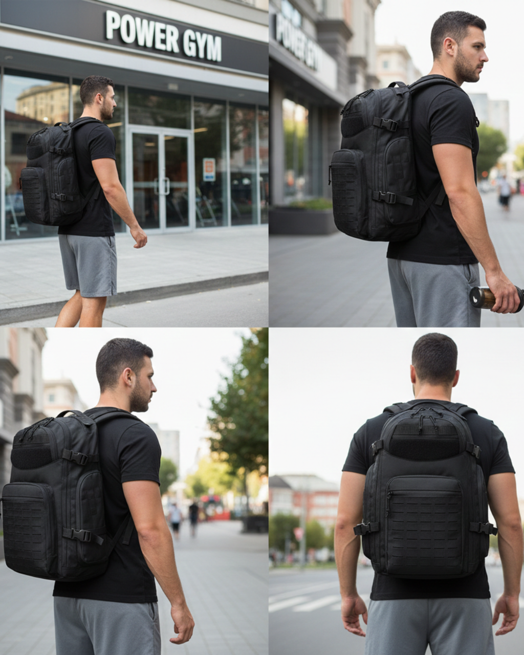 Mochila Tática Gavião 40 Litros - Preta