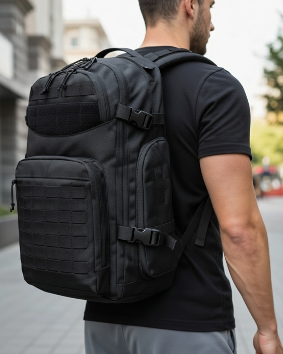 Mochila Tática Gavião 40 Litros - Preta