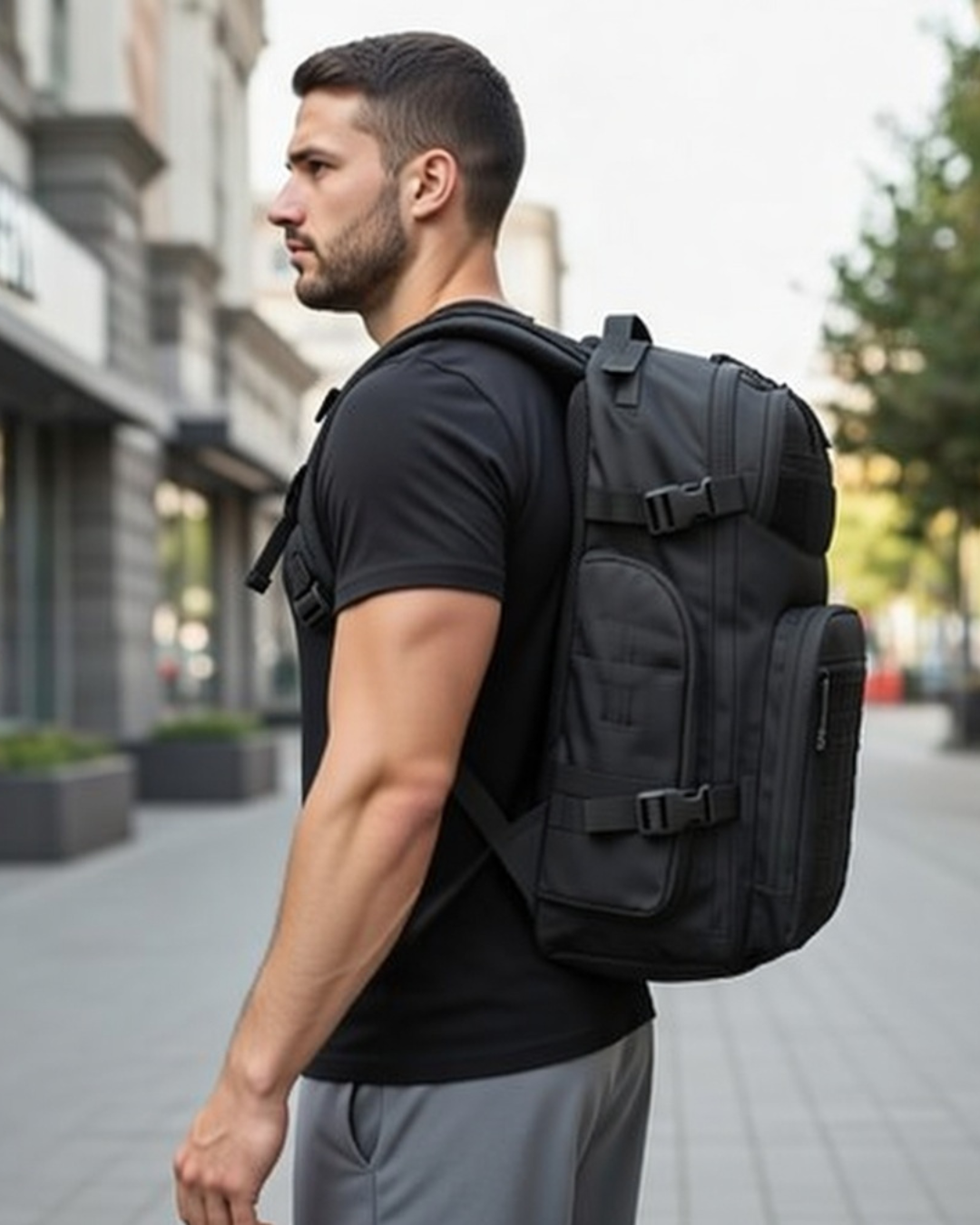 Mochila Tática Gavião 40 Litros - Preta
