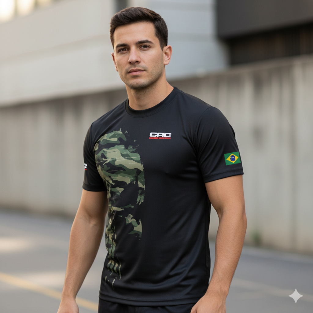 Camiseta Atirador CAC - Preta