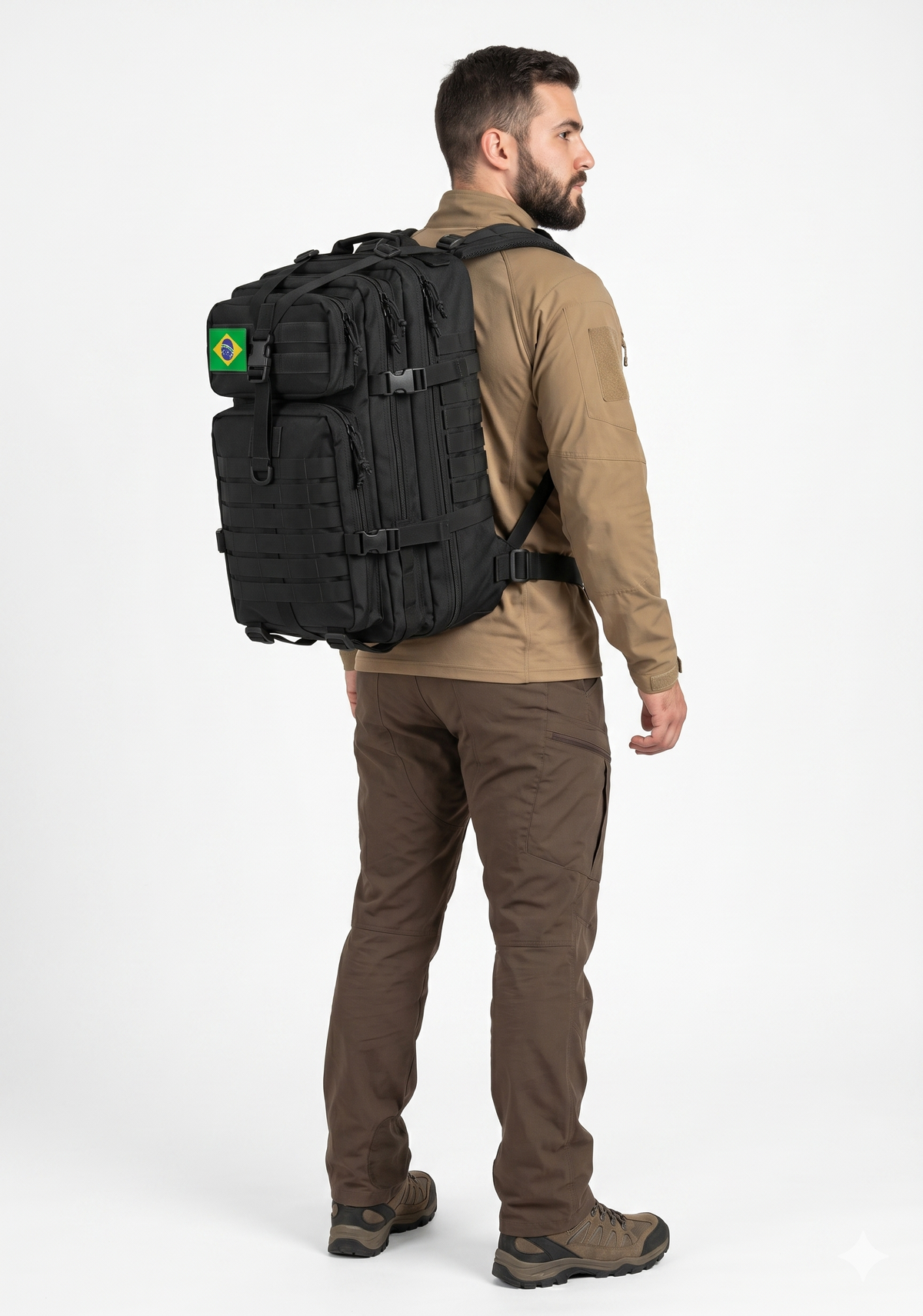 Mochila Tática Recon 50 Litros - Preta