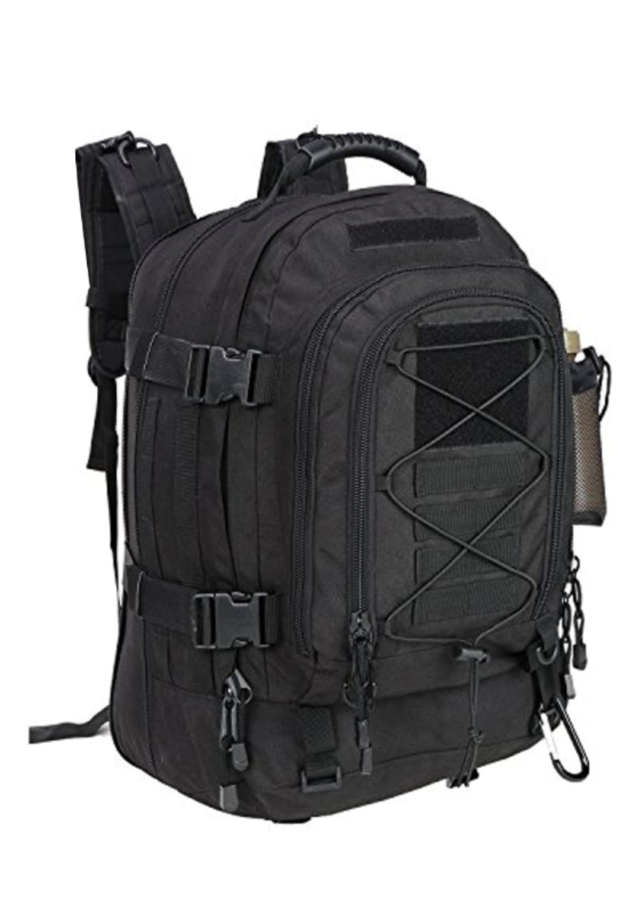 Mochila Expansível 40L a 60L Missão - Preta