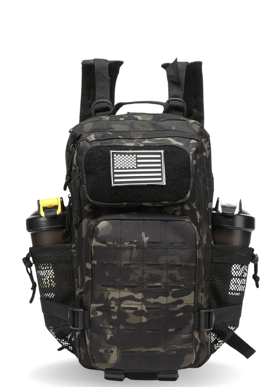 Mochila Tática Ágil 25L - Multicam Black