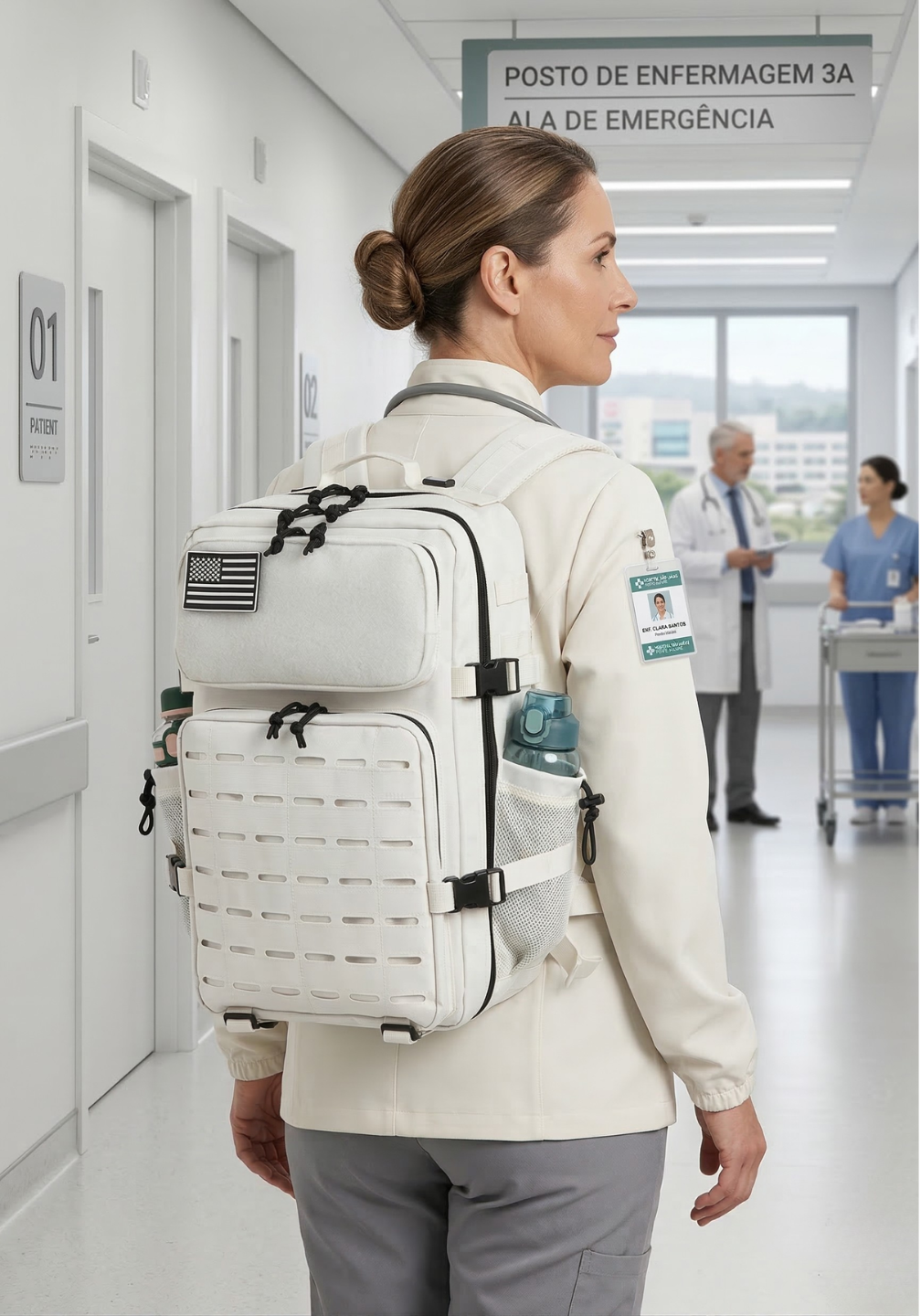 Mochila Andarilho 25 Litros - Branca