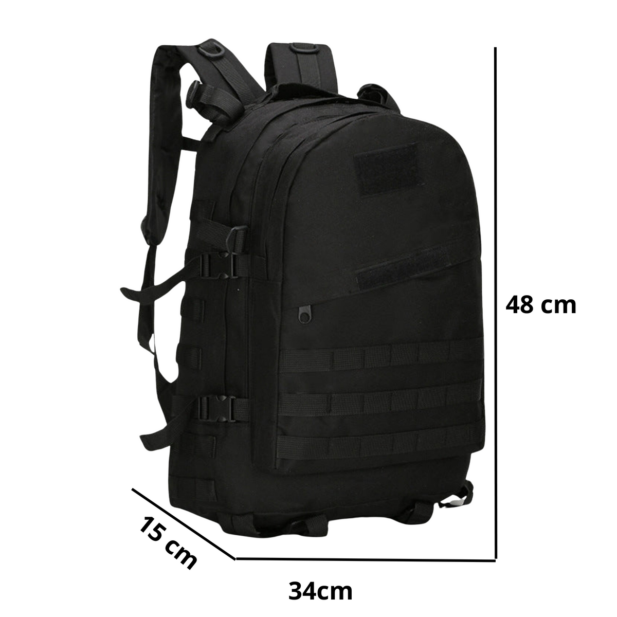 Mochila Tática Metrópole 30 Litros - Preta