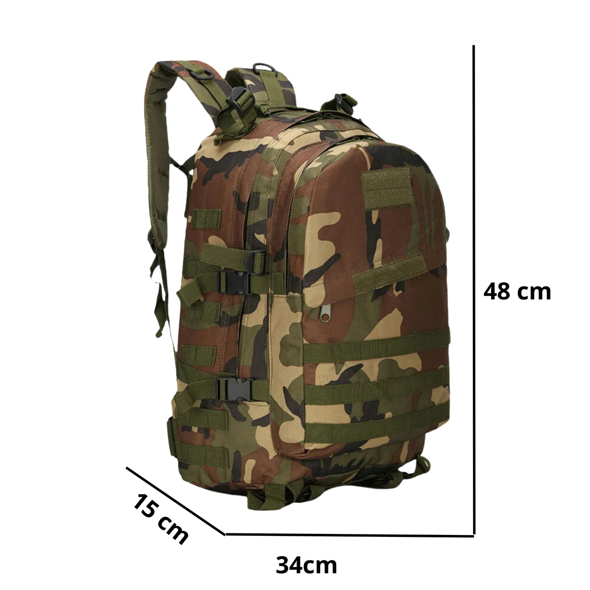 Mochila Tática Metrópole 30 Litros - Selva