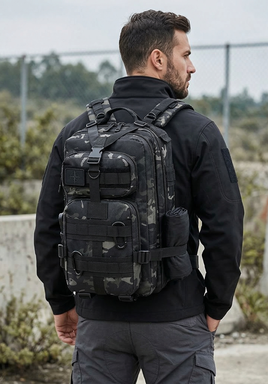 Mochila Tática Recon 30 Litros - Multicam Black