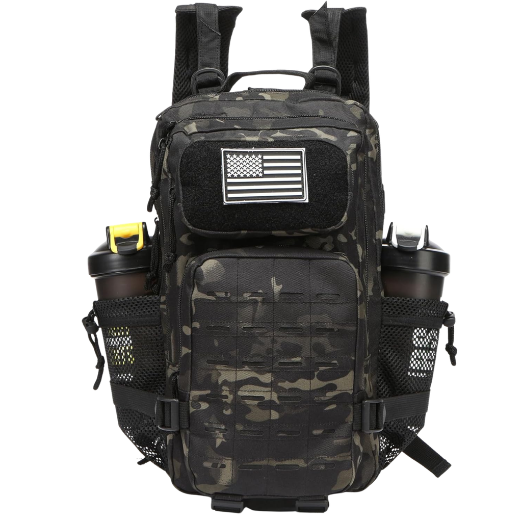 Mochila Tática Ágil 25L - Multicam Black