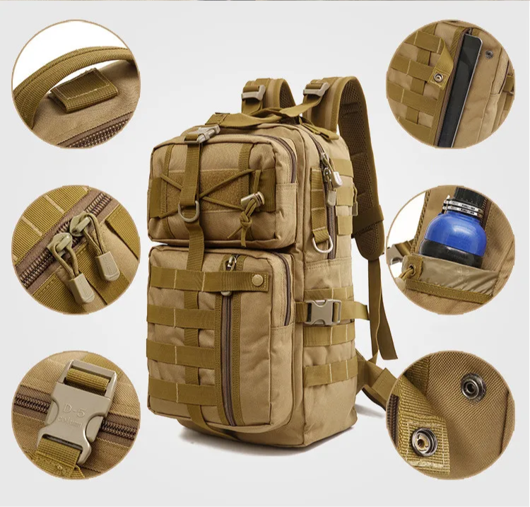 Mochila Tática Caçadora 40 Litros - Verde Oliva