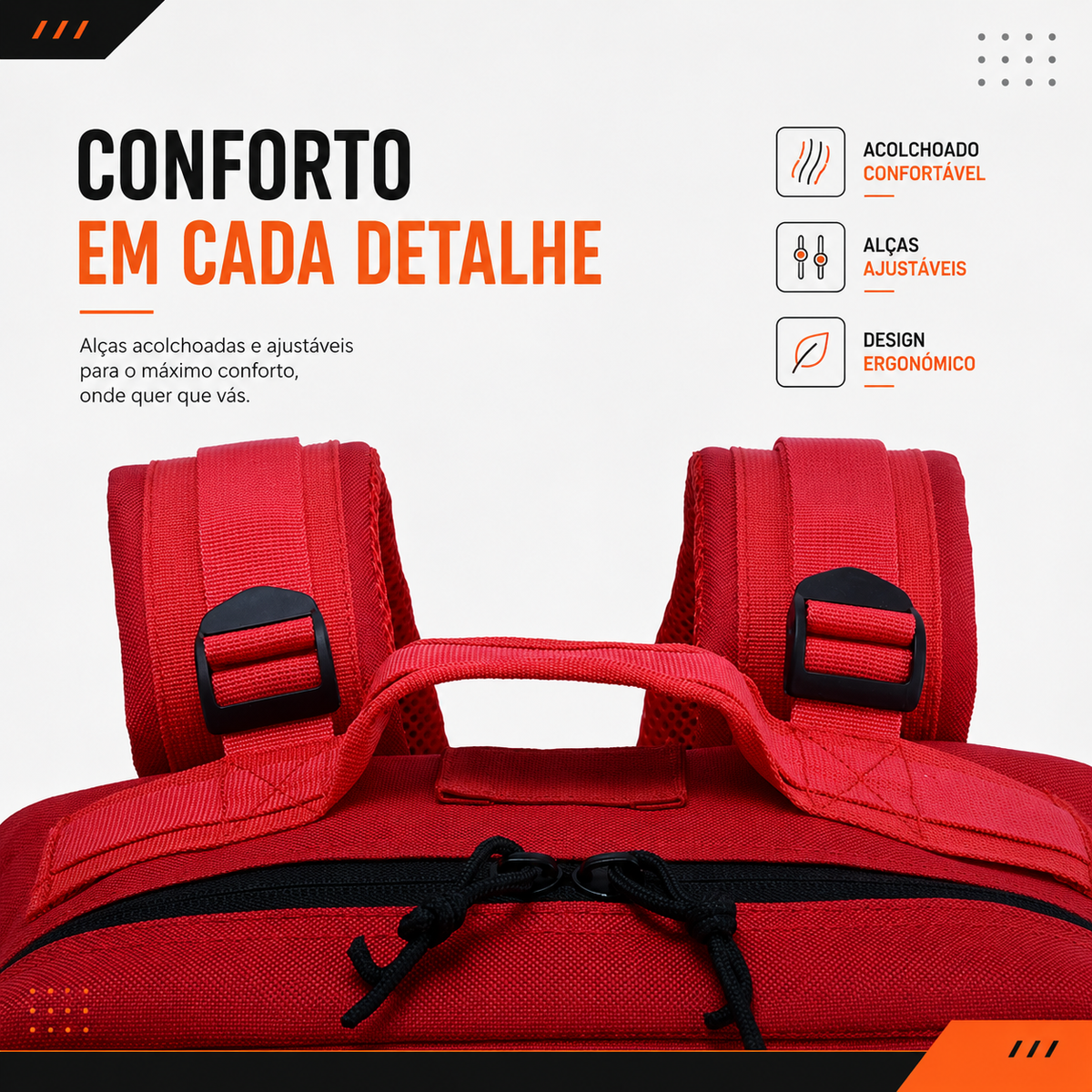 Mochila Tática Recon 50 Litros - Vermelha
