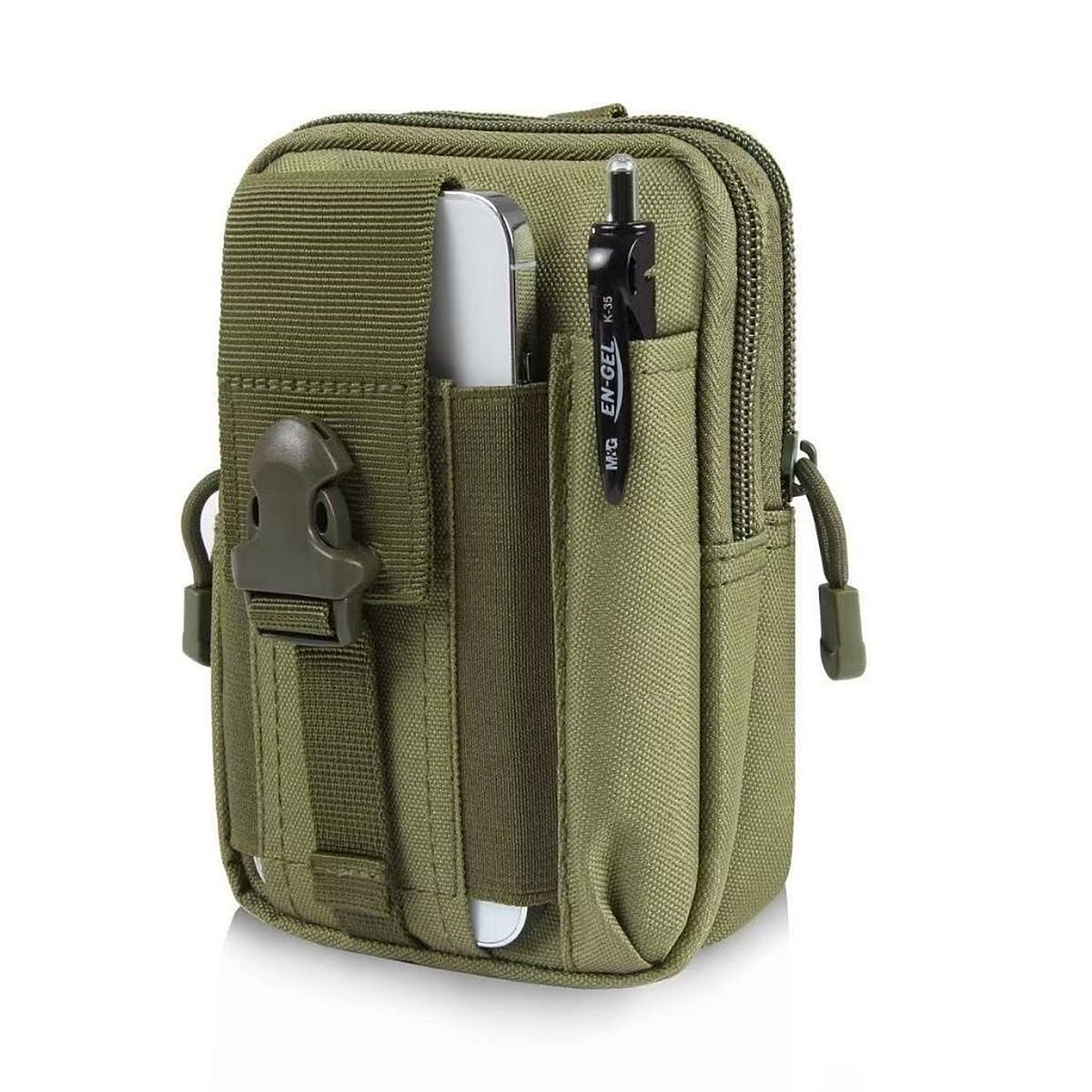 Bolsa de cintura tática verde