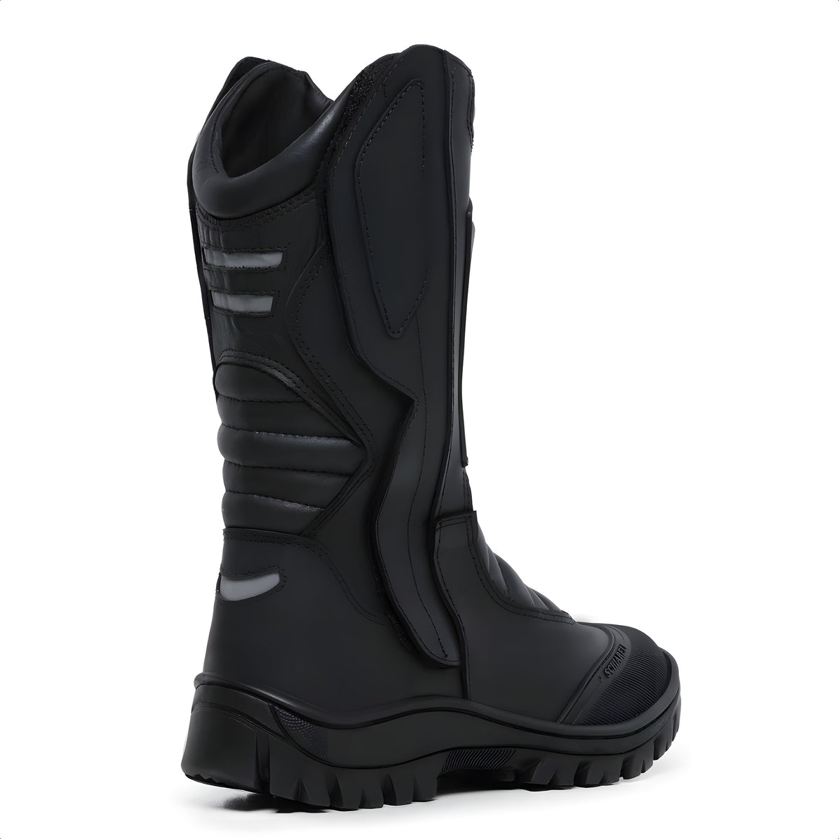 Bota Tática Batedor Cano Longo - traseira com refletivos